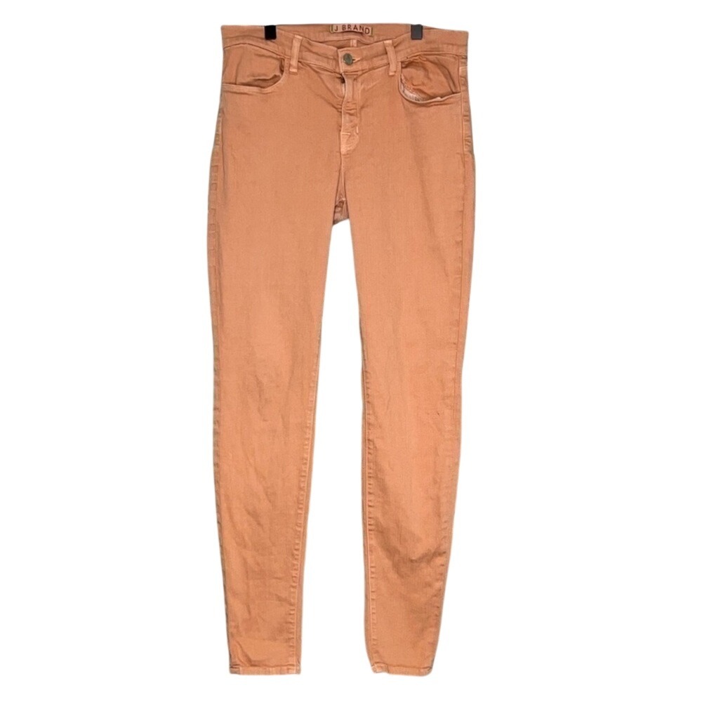 J. Brand Skinny Jeans Colored Denim Tiger's Eye 31 Mid Rise Casual Boho Chic